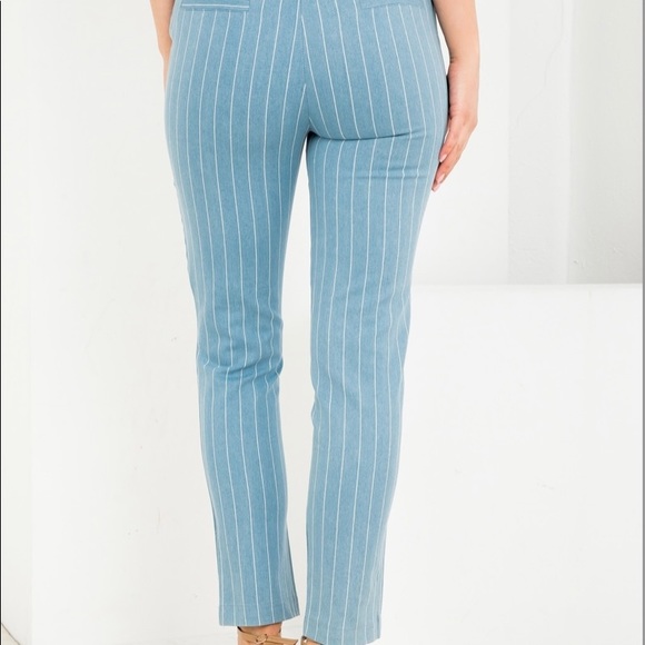 Pinstripe trouser pants - Picture 1 of 4